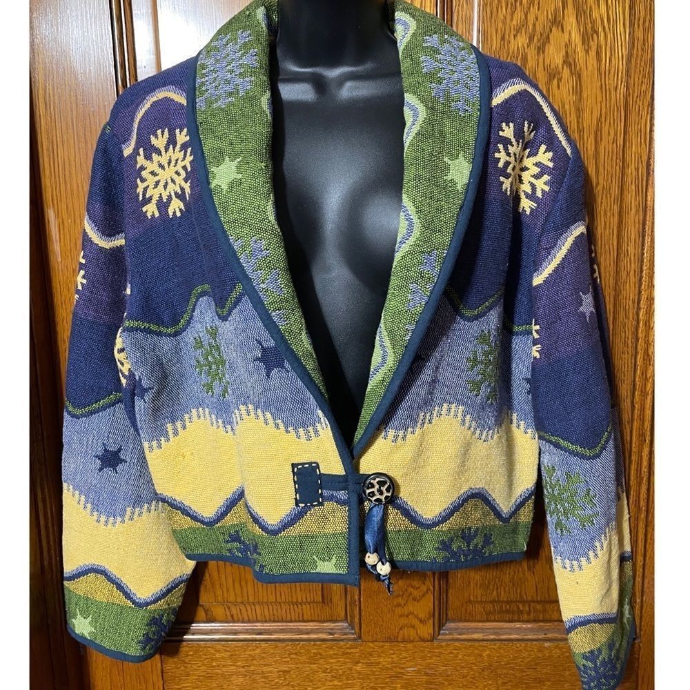 Flashback Multicolor Tapestry Jacket Medium